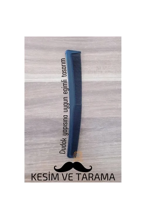 Bıyık Kesim ve Tarama Tarağı Eğimli Bıyık Tarağı