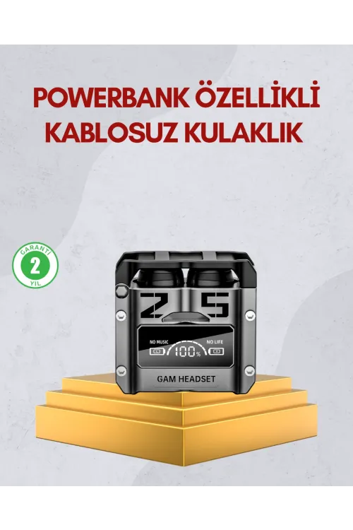 Bluetooth 5.0 Kulak İçi Kulaklık Mikrofonlu Kablosuz Model