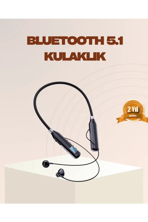 Bluetooth 5.1 Kablosuz Kulaklık – Net Ses Ve Güçlü Bağlantı