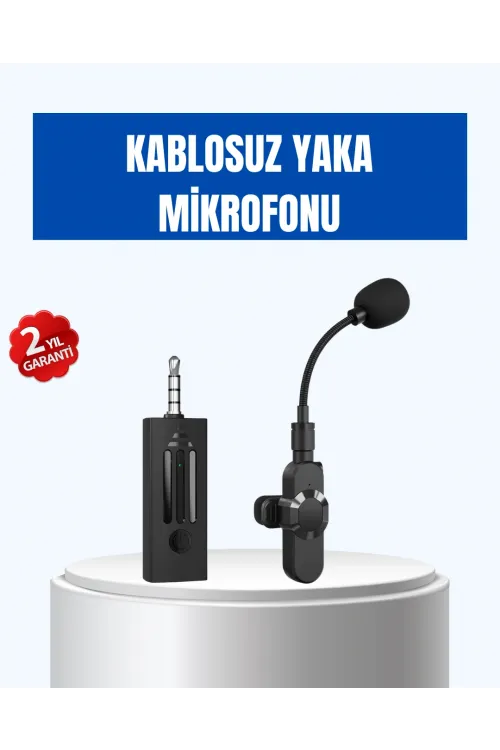 Bluetooth 5.2 Destekli Gürültü Önleyici Kablosuz Mikrofon