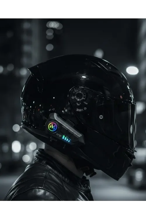 Bluetooth 5.3 Kask İçi Intercom Kulaklık 1000 M Mesafe 1000 Mah