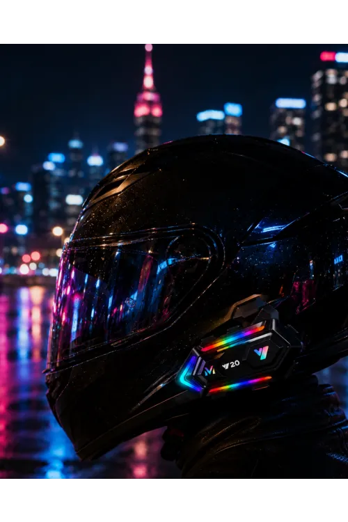 Bluetooth 5.3 Motosiklet Kask Intercom Gürültü Engelleyici Su Geçirmez Kulaklık