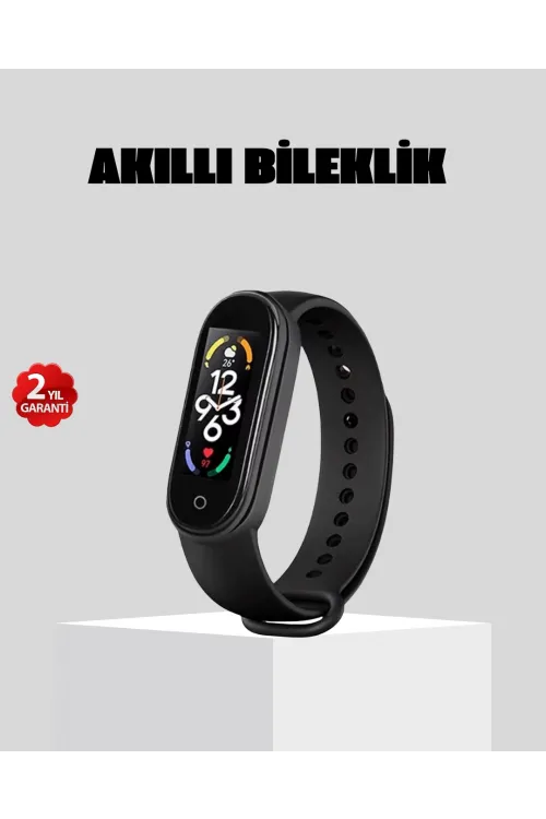 Bluetooth Akıllı Bileklik Spor Modlu Kalp Atış Takipli Uyku Analizli