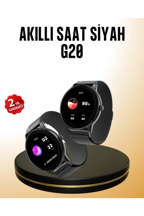 Bluetooth Akıllı Saat G20 Mini – Adım Sayar, Kalori Ölçer, Kalp Atışı Takibi