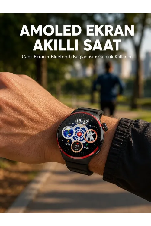 Bluetooth Arama Özellikli Akıllı Saat Suya Dayanıklı Yeni Nesil