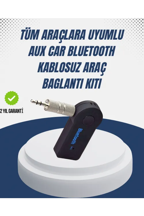 Bluetooth Destekli Aux Müzik Ve Konuşma Cihazı