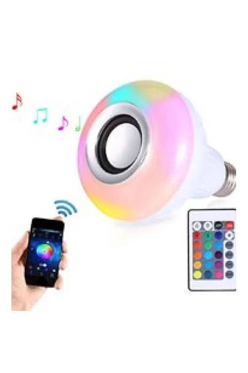 Bluetooth Hoparlör Akıllı Led Ampül Lamba