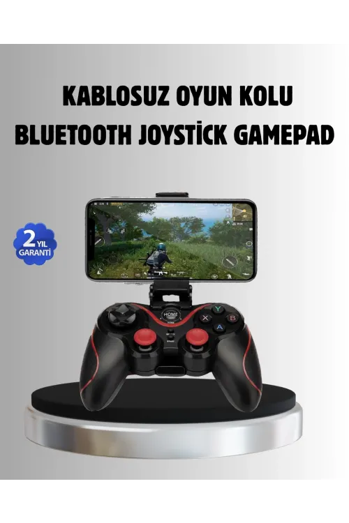 Bluetooth Kablosuz Gamepad Tv Pc Telefon Uyumluluğu Kolay Bağlantılı
