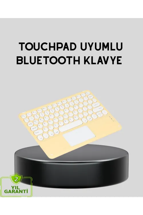 Bluetooth Kablosuz Klavye – İnce Slim Model, Tablet Ve Akıllı Tv Uyumlu, Sessiz Tuşlu Taşınabilir Klavye