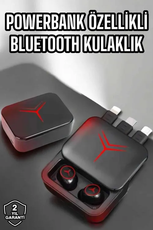 Bluetooth Kulaklık Powerbank Özelliği Yüksek Ses Kaliteli Tws Kulaklık