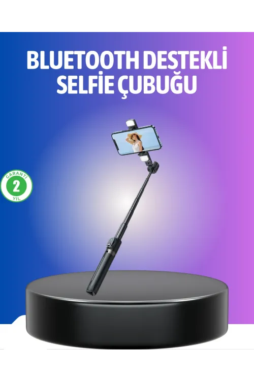 Bluetooth Selfie Çubuğu – Uzaktan Kumandalı