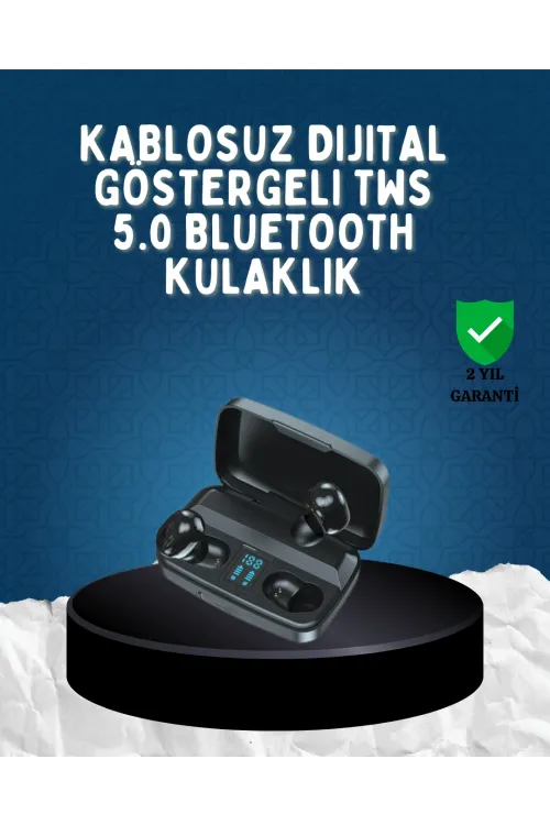 Bluetooth V5.0 Teknolojili Parmak Dokunmatik Kontrol Kulaklık Seti