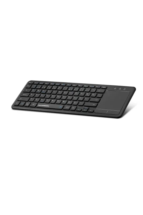Bluetooth + Wıreless Klavye + Touch Pad Q Siyah HDX2505