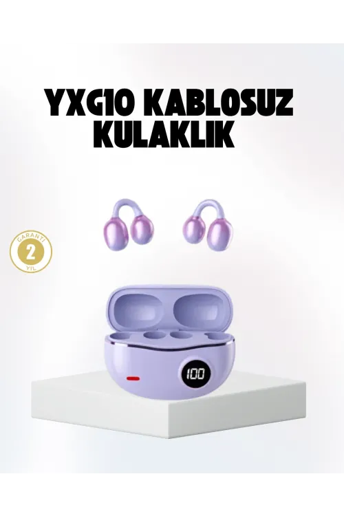 Bluetooth Yxg10 Kulak Arkası Tasarım Cilt Dostu Silikon Hafif Yapı