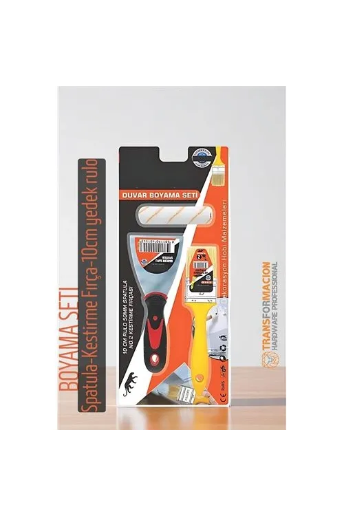 Boyama Seti - Spatula - Kestirme Fırça - 10cm yedek rulo 721856
