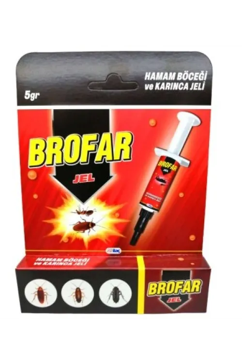 Brofar Jel Şırınga Hamamböceği Ve Karınca 5 Gr. IEGN1DF