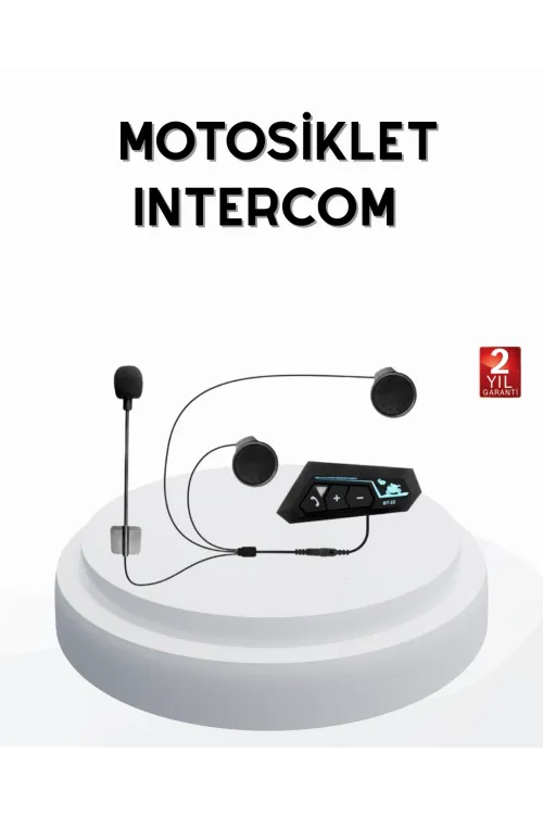 Bt22 Kablosuz Kask Kulaklığı – Bluetooth 5.0, Intercom, Su Geçirmez Ve Uzun Ömürlü Batarya
