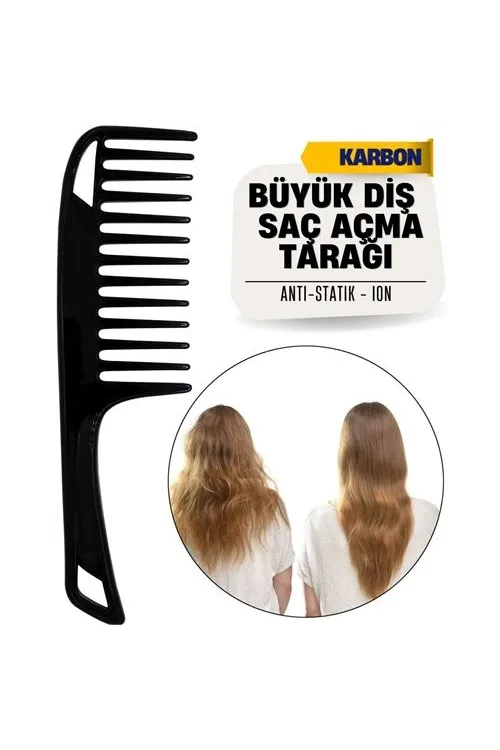 Büyük Diş Geniş Saç Açma Tarağı 716850