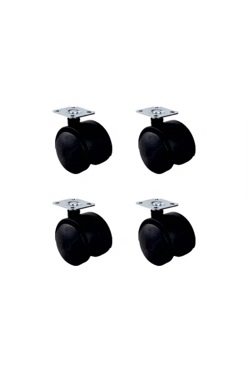 Büyük Plastik Tablalı Teker - 50MM HKS126 - 4 Adet
