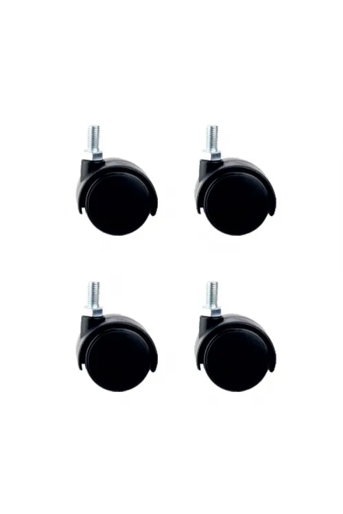 Büyük Plastik Vidalı Teker - 50MM HKS127 - 4 Adet