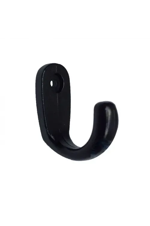 Büyük Tekli Fincan Askı, Dekor Askısı - Siyah, 12x23x30 Mm