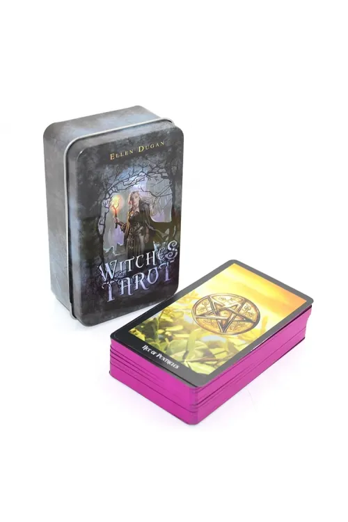 By Ellen Dugan Witches (cadı) Metal Kutulu Tarot Kartı IEG2815