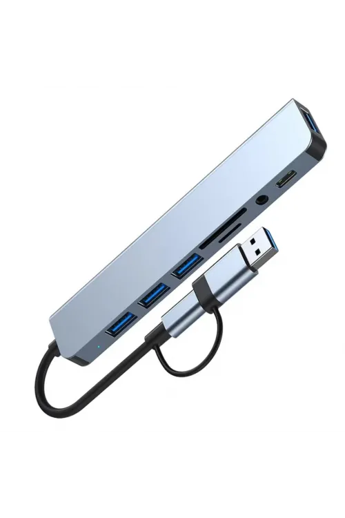 Byl 2218Tu Support 8 İn 1 Type-C Usb Çevirici
