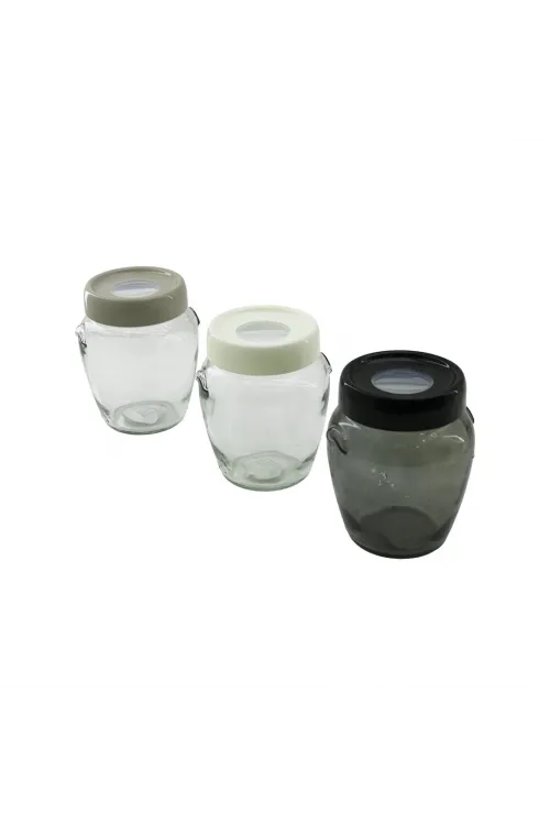 Cam Kavanoz - 580 ml - Şeffaf