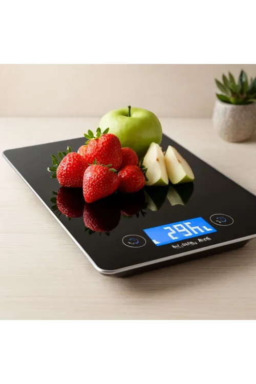 Cam Mutfak Tartısı 5kg/1g LCD