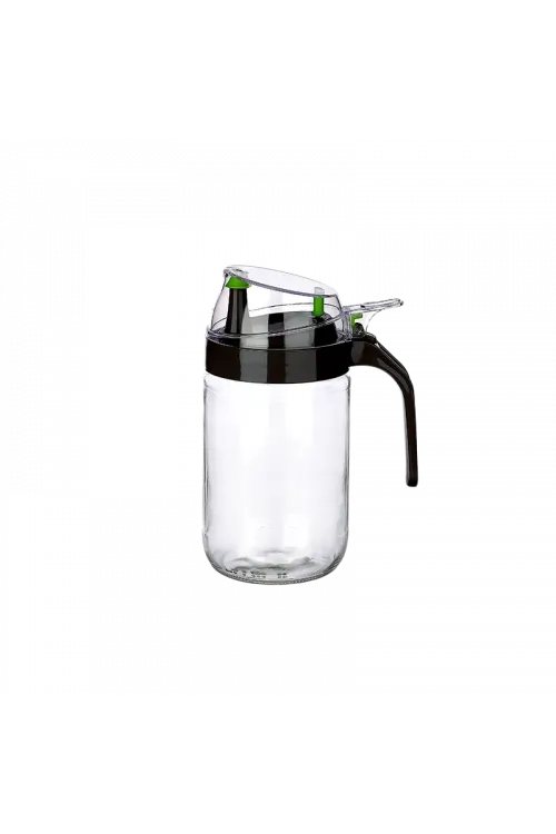 Cam Yağdanlık - Kulplu Sirkelik Sosluk 660ml