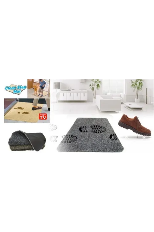 Çamaşır Makinesinde Yıkanabilir Kir Toz Emici Mikrofiberli Paspas