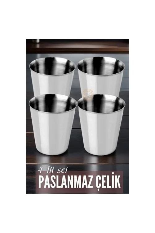 Çelik Bardak Seti 4 Adet Fazio Giacinto Design 719313