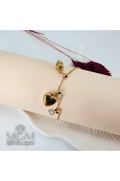Çelik Bileklikler 16+5 Cm Uzatma Payı - Kbl0088