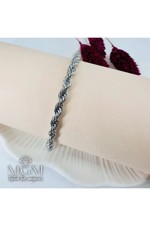 Çelik Burgu Bileklik 3 Mm - Kbl0117
