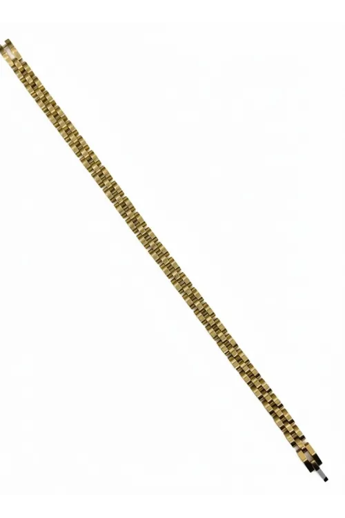 Çelik  Erkek Çelik Bileklik Boy 21.5 Cm / En 0.6 Mm  - Ebl0081