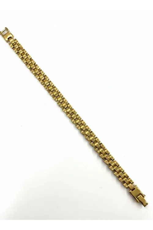 Çelik  Erkek Çelik Bileklik Boy 21.5 Cm / En 0.9 Mm - Ebl0071
