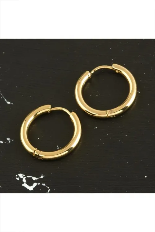 Çelik Halka Küpe 1,5 cm