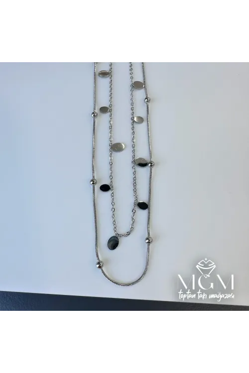 Çelik Kolyeler 45+5 Cm Uzatma Payı - Kl0031
