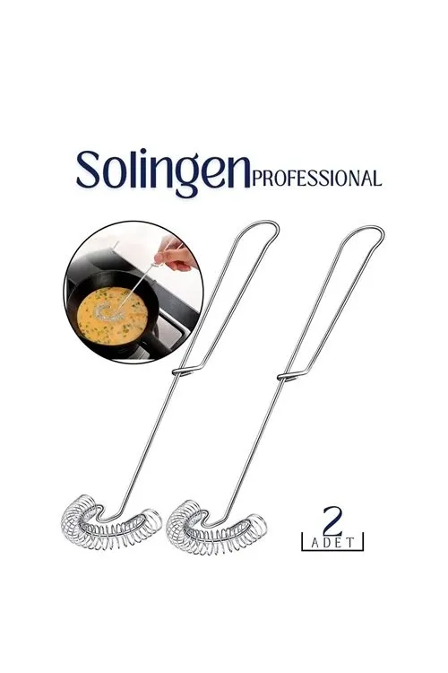 Çelik Spiral Çırpıcı 2 ADET Solingen Professional 718583