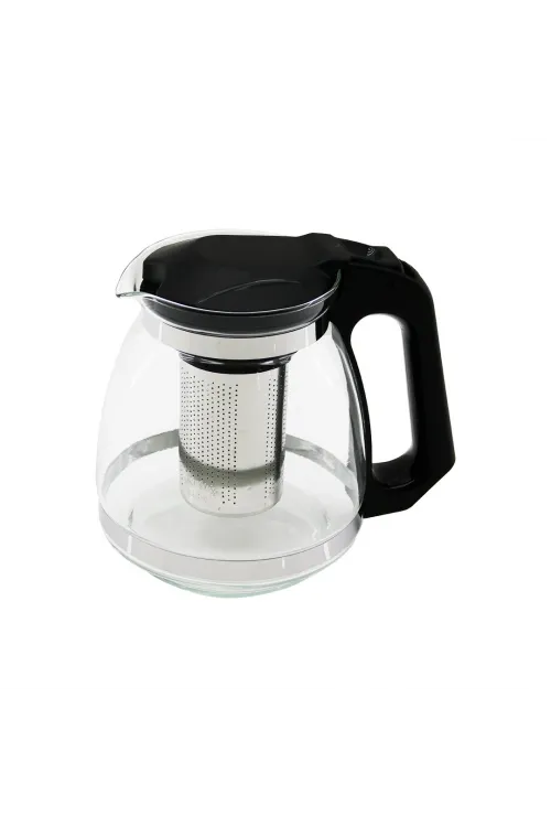 Çelik Süzgeçli Cam Demlik 1500ml