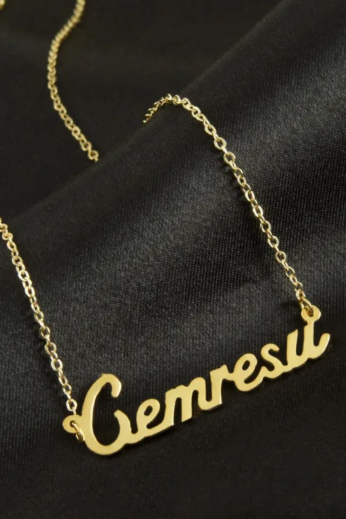 Cemresu İsimli Kolye (Kişiye Özel)