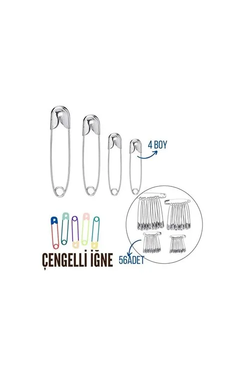 Çengelli İğne 4 Boy 56 Adet 717557