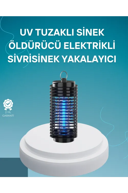 Çevre Dostu Elektrikli Sivrisinek Öldürücü Lamba – 50m² Etki Alanı