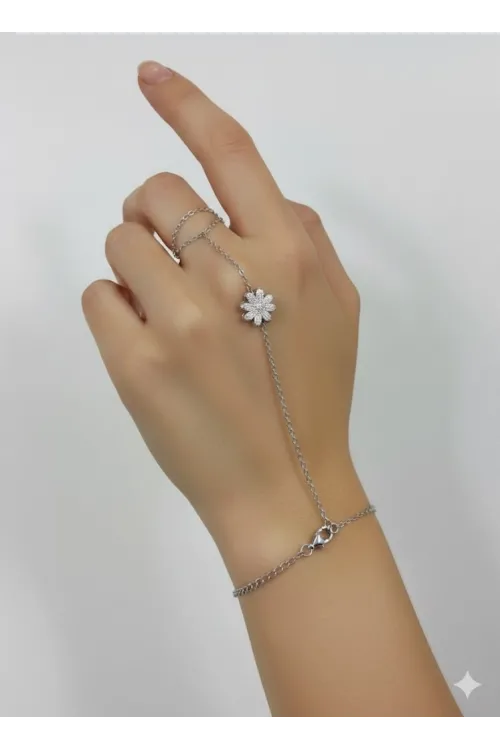 Çiçek Detaylı Çelik Şahmaran - Sahmar0044