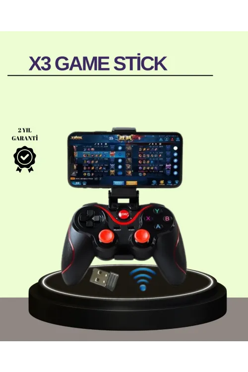 Çift Analog Joystick Ve 14 Tuşlu Bluetooth Oyun Kumandası