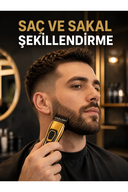 Çift Kademeli Güç Modlu Kablosuz Kişisel Bakım Seti