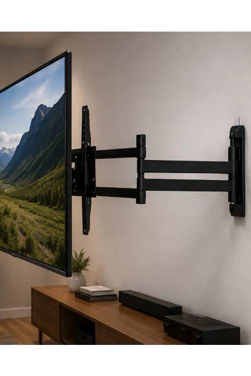 Çift Kollu Tv Askı Aparatı Hareketli Lcd Led Televizyon Askılığı