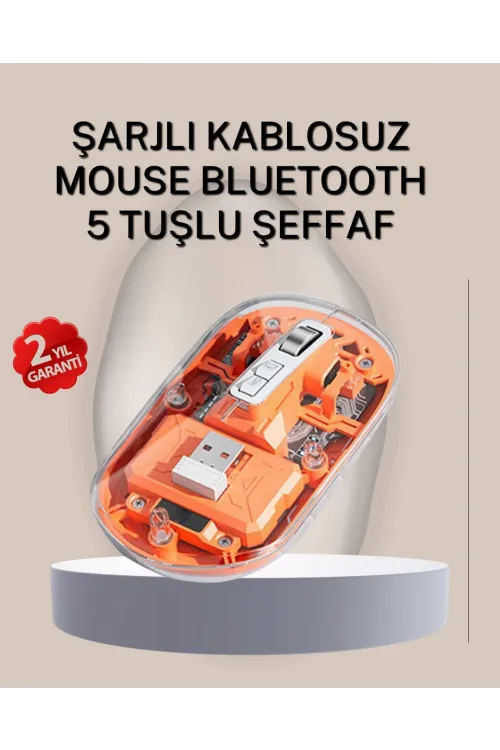 Çift Modlu Fare – Usb Alıcılı Ve Bluetooth Bağlantılı