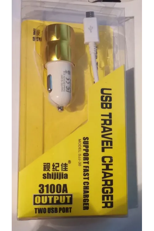 Çift Usb Girişli 3.1 Çıkışlı Seyahat Seti Android / Micro Usb