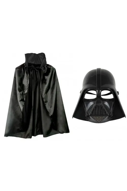 Çocuk Boy Darth Vader Maskesi ve Pelerin Seti